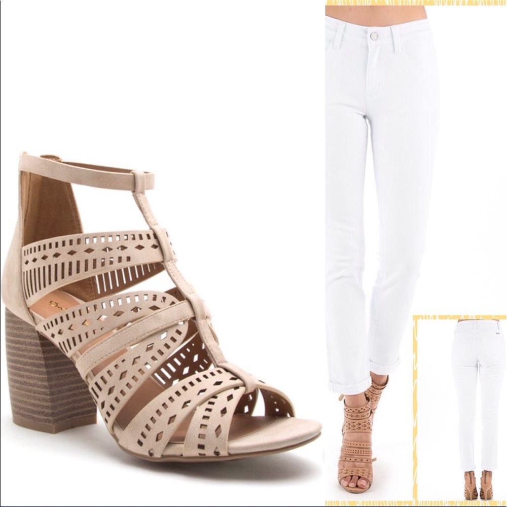 Stone Cut Out Sandal - Picture 2 of 2